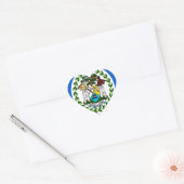 Belize Hart Sticker (Envelop)