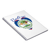Belize Heart Notitieboek (Rechterzijde)
