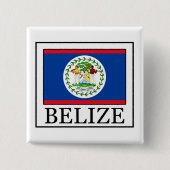Belize knop vierkante button 5,1 cm (Voorkant)