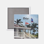 Belize Magneet (Voorkant / Achterkant)