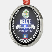 Belize Metalen Ornament (Links)