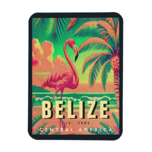 Belize Midden-Amerika  Tropische jaren 1950 Magneet