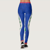 Belize Oil Painting Drawing Leggings (Achterkant)
