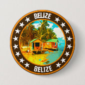 Belize Ronde Button 7,6 Cm (Voorkant)