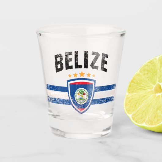 Belize Shot Glas (Voorkant)