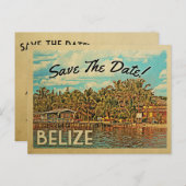 Belize sparen de Briefkaarten van de Datum (Voorkant / Achterkant)