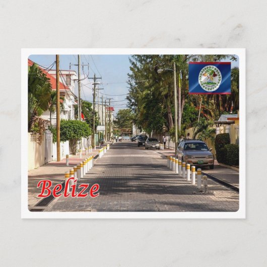 Belize - Stad - Briefkaart (Voorkant)