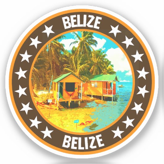 Belize Sticker (Voorkant)