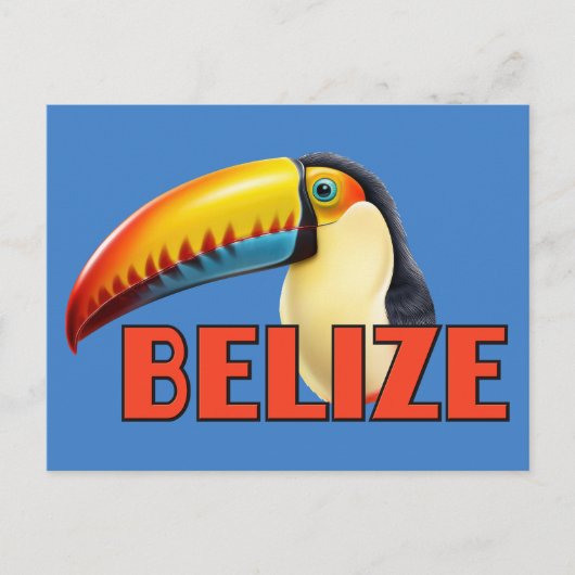 BELIZE Toucan Briefkaart (Voorkant)