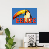 BELIZE Toucan Poster (Thuiskantoor)
