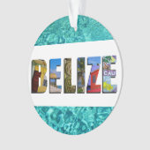 Belize Tropical Beach Blue Ocean Christmas (devant)