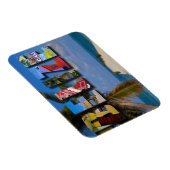 Belize Tropical Beach Blue Ocean Travel Photo Magneet (Rechterzijde)