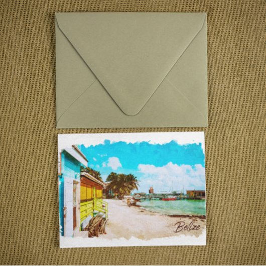 Belize Tropical Paradise Travel Briefkaart
