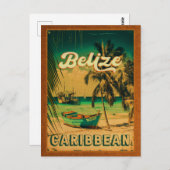 Belize  tropisch zeereizen briefkaart (Voorkant / Achterkant)