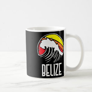 Belize Vintage Jaren 80 Retro Surfen Strand Golf G Koffiemok