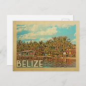 Belize Vintage Travel Briefkaart (Voorkant / Achterkant)