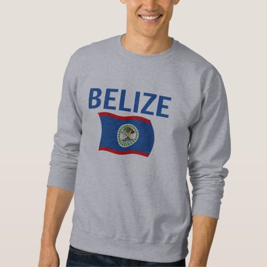 Belize vlag 1 (Wavy) Trui (Voorkant)