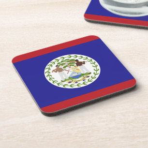 Belize vlag bier onderzetter