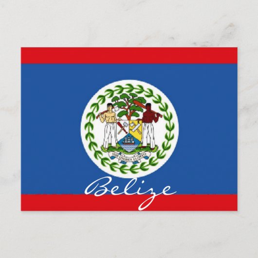 Belize vlag briefkaart (Voorkant)