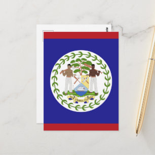 Belize vlag briefkaart