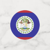 Belize vlag confetti (Kleine voorkant)