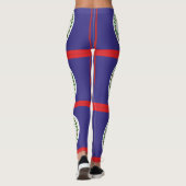 Belize vlag leggings (Achterkant)