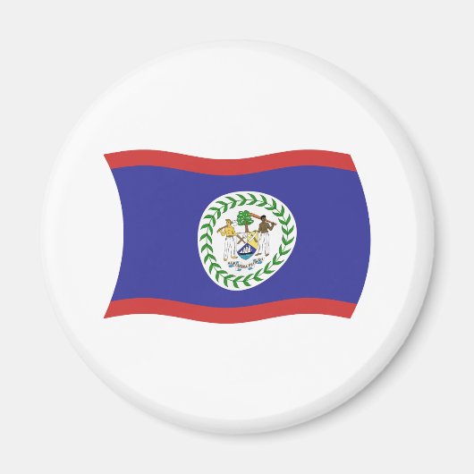 Belize Vlag Magneet (Voorkant)