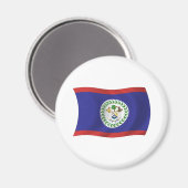 Belize Vlag Magneet (Voorkant / Achterkant)