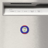 Belize vlag magneet (Insitu (Vaatwasser))