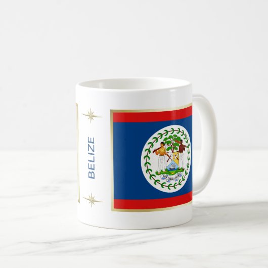 Belize vlag + Map Mok (Voorkant rechts)