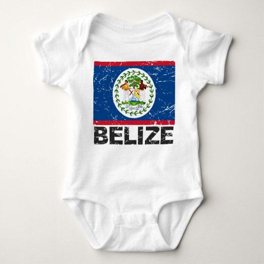 Belize  vlag romper (Voorkant)