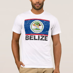 Belize  vlag t-shirt