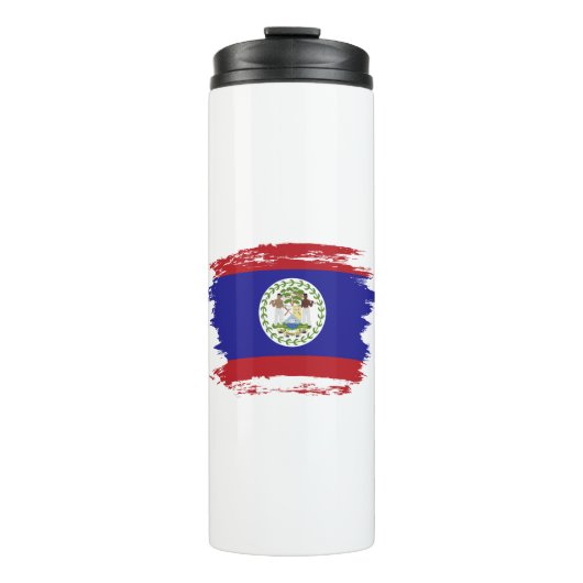 Belize vlag thermosbeker (Voorkant)
