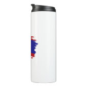 Belize vlag thermosbeker (Geroteerd rechts)