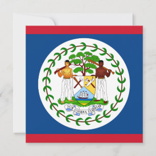 Belize Vlag Uitnodiging