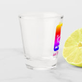 Belize Windsurfing (Glover's Reef Atol) Rainbow Shot Glas (Links)
