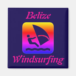 Belize Windsurfing Rainbow (Long Caye) Magneet