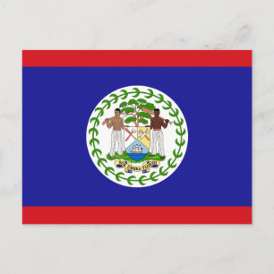 Belizeaanse vlag briefkaart