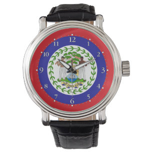 Belizeaanse vlag horloge