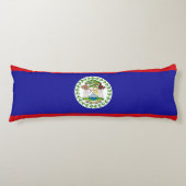 Belizeaanse vlag lichaamskussen (Voorkant)