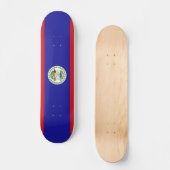 Belizeaanse vlag skateboard (Voorkant)