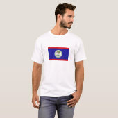 Belizeaanse vlag t-shirt (Voorkant volledig)