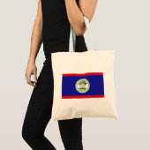 Belizeaanse vlag tote bag (Voorkant (product))