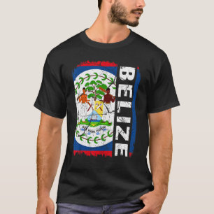  Belizean Flag Belize Pride Roots Heritage T-shirt