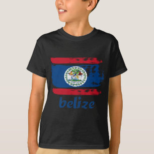 Belizean Flag design T-shirt