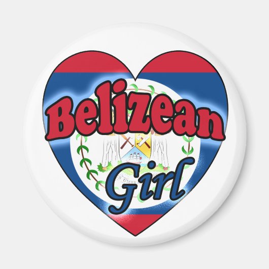 Belizean Girl Magneet (Voorkant)