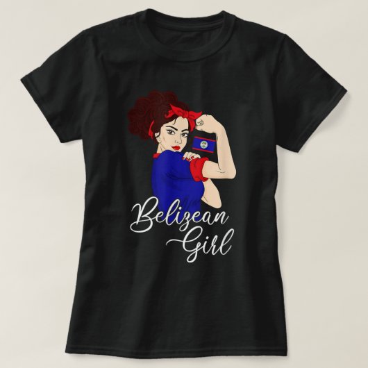 Belizean Girl T-shirt (Design voorkant)