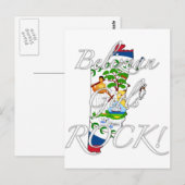 Belizean Girls Rock! Briefkaart (Voorkant / Achterkant)