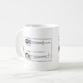 Bell 47 Helikopter Koffiemok (Voorkant links)