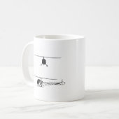 Bell 47 / OH-13 Koffiemok (Voorkant links)